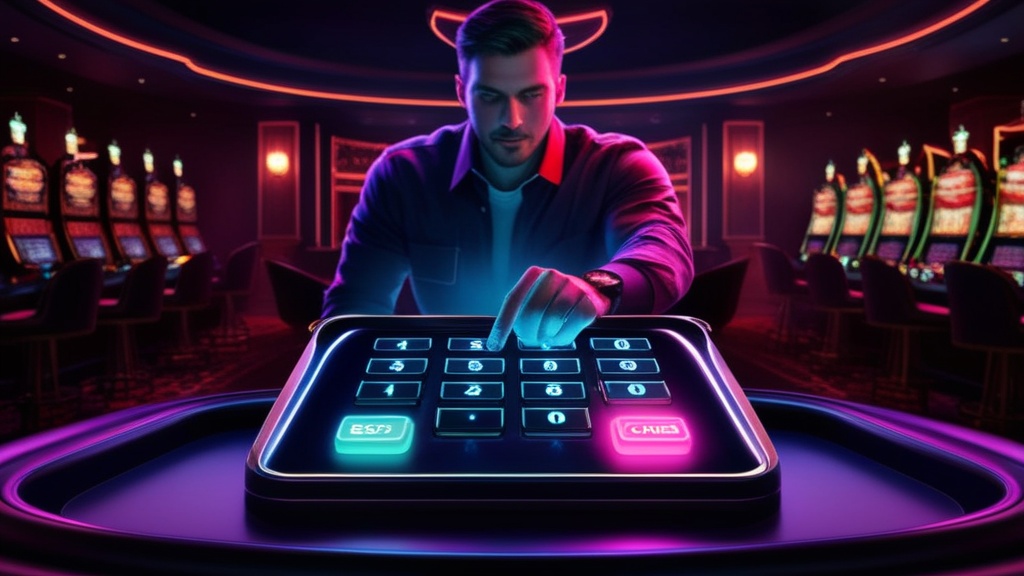 Spieler gibt einen Promo-Code im Kassenbereich des Casinos ein